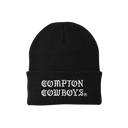 COMPTON COWBOYS BLACK EMB BEANIE